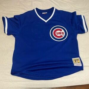 Mitchell & Ness Blue Cubs Jersey